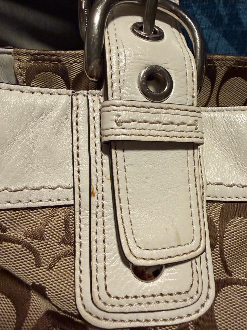 Coach Signature Soho Pleated Tote - Picture 8 of 12
